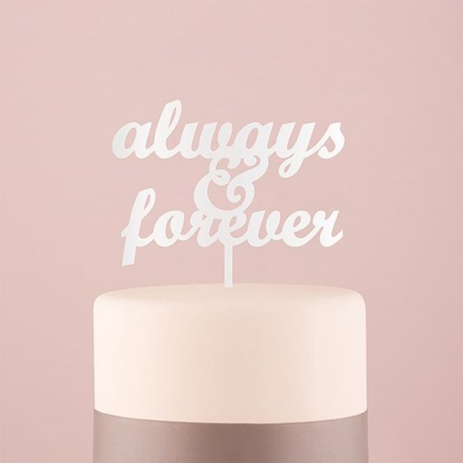 Hovedbilde Kaketopp Always and Forever 15 cm