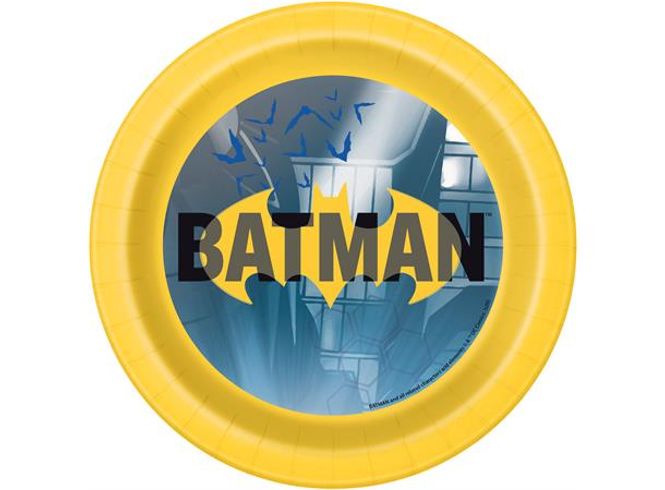 Hovedbilde Batman 8stk Runde tallerkener i papp - 18cm