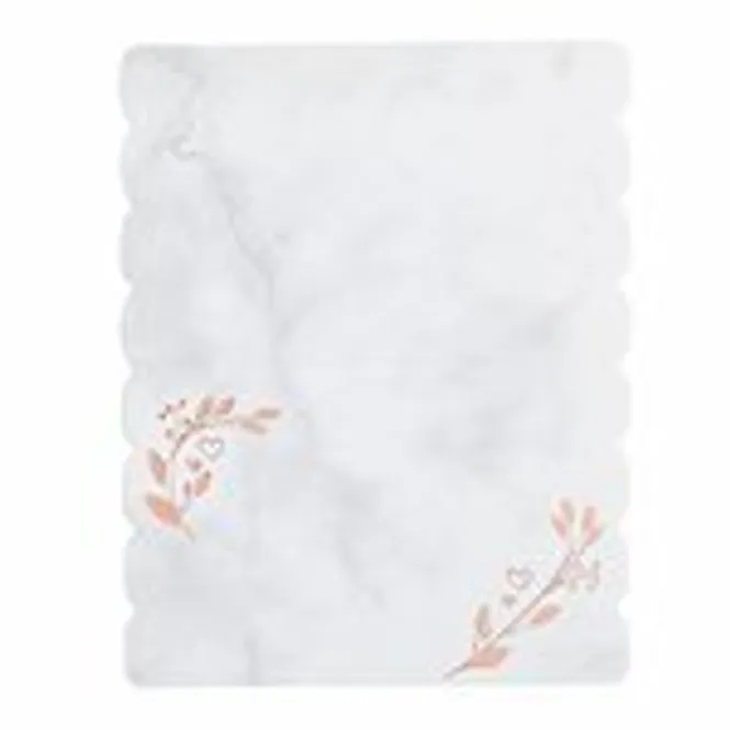 Hovedbilde Bordkort Rose Gull 10-pk