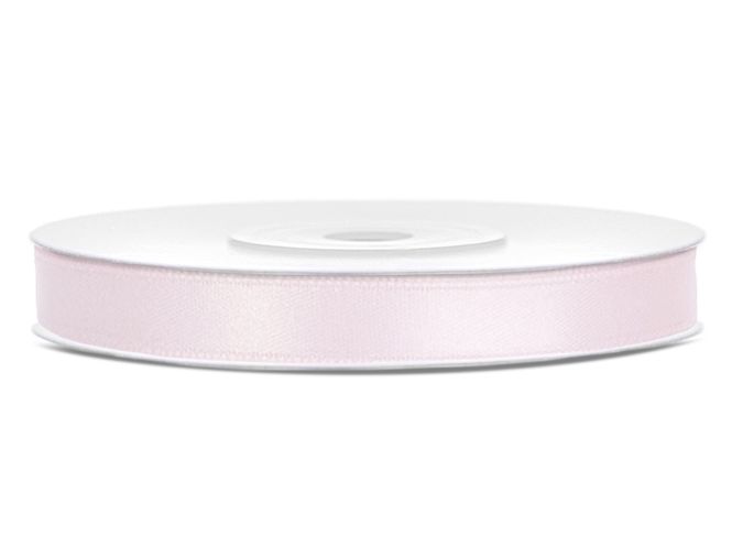Hovedbilde Satengbånd Lys Babyrosa 0,6cm 25m