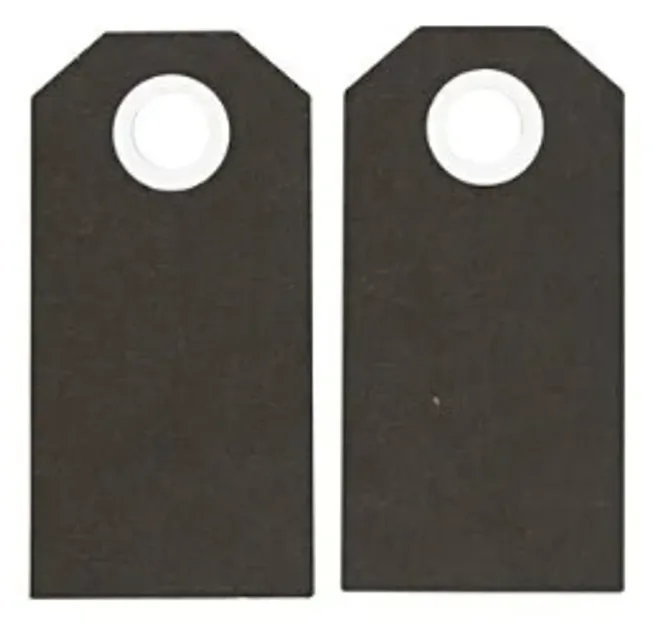 Hovedbilde Bordkort Tags sort 20stk