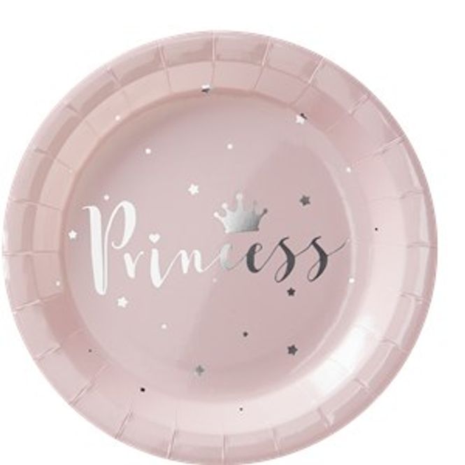 Hovedbilde Prinsesse Papptallerken 8-pk