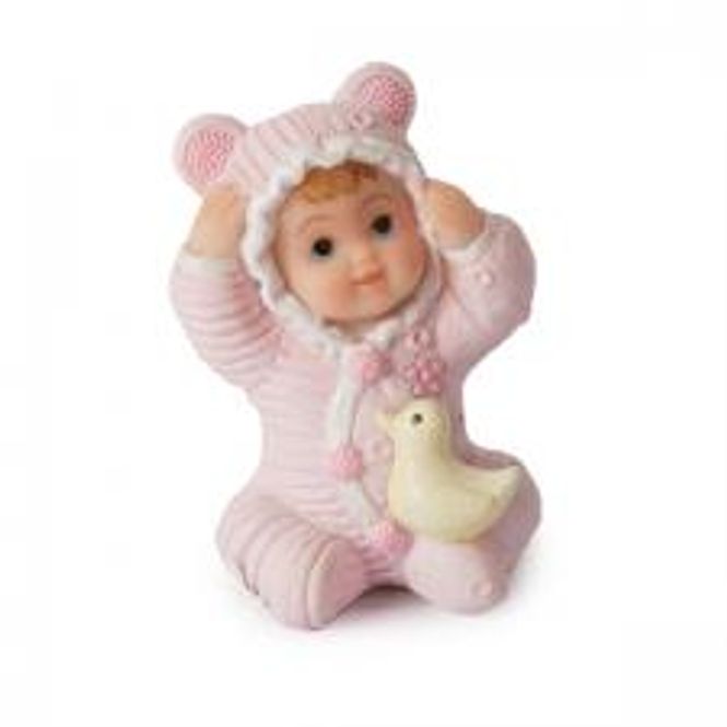 Hovedbilde Babyfigur m/and rosa