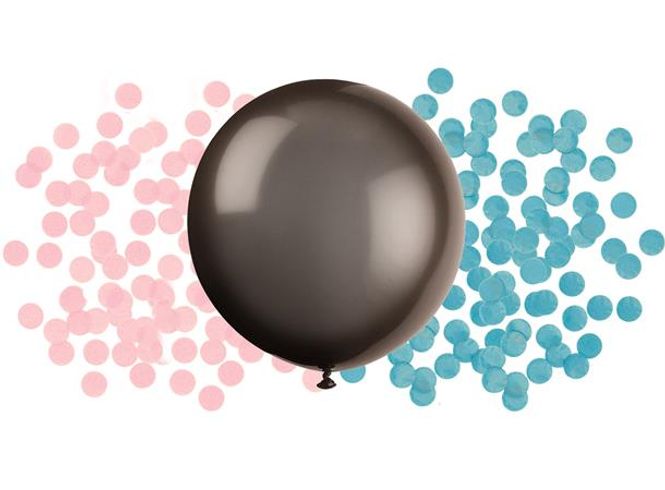 Hovedbilde Ballong Confetti gender reveal 1stk