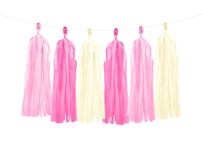 Hovedbilde Tassel Girlander Mix 12-pk