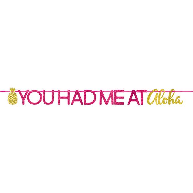 Hovedbilde Aloha glitter Banner 365 cm