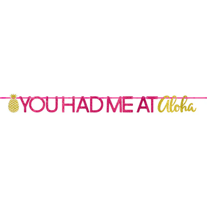 Hovedbilde Aloha glitter Banner 365 cm