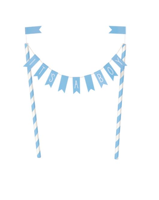 Hovedbilde Kaketopp Its a Boy Banner