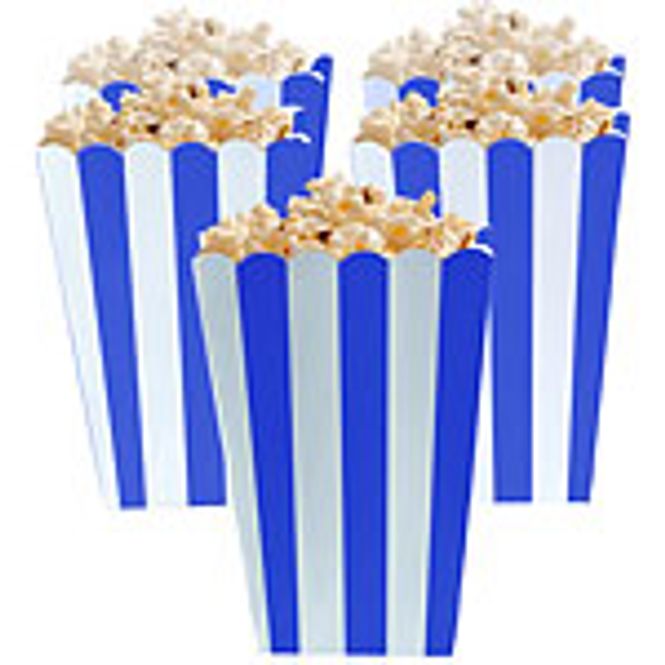 Hovedbilde Popcornbeger Blå 5-pk