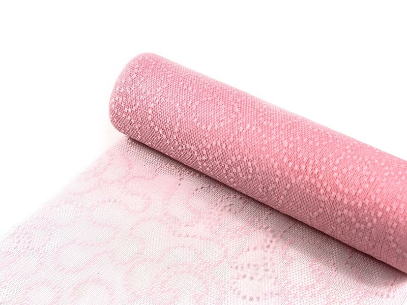 Bordløper Sizolace Flock Lys Rosa 5 meter