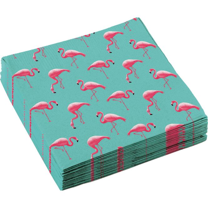 Hovedbilde Servietter Lunsj Flamingo Paradise 20 pk