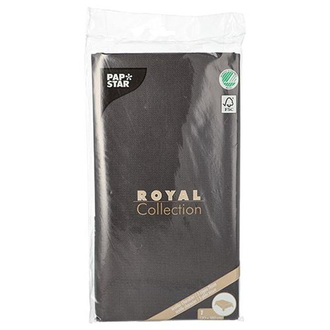 Hovedbilde Papirduk Sort Royal Nonwoven 120x180cm