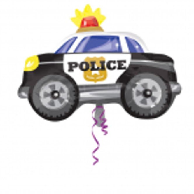 Hovedbilde Folieballong Police 60x45cm