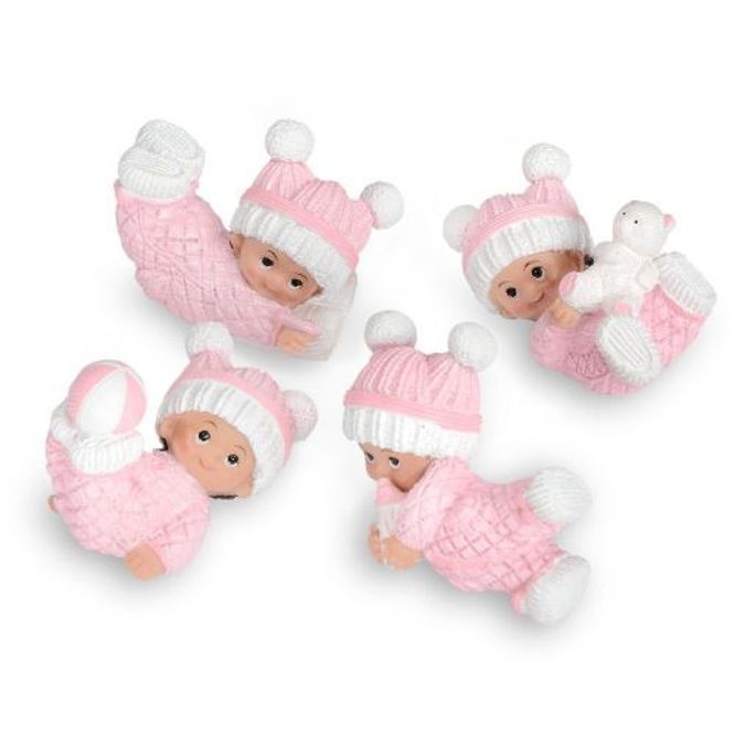 Hovedbilde Babyfigur Rosa Assortert 6x5cm