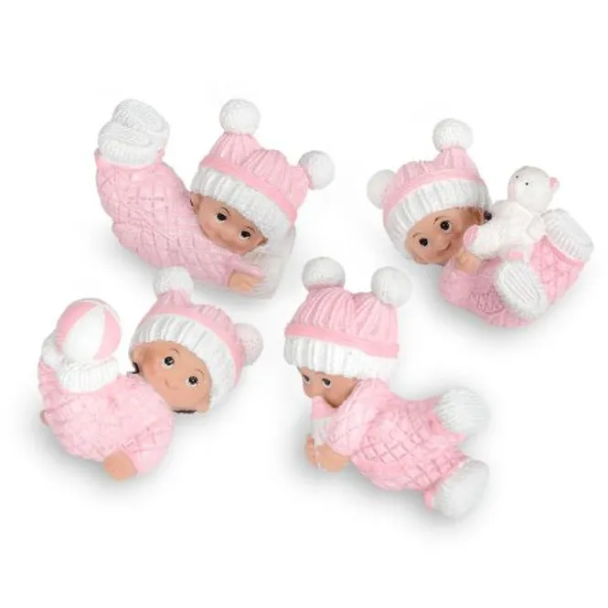 Hovedbilde Babyfigur Rosa Assortert 6x5cm