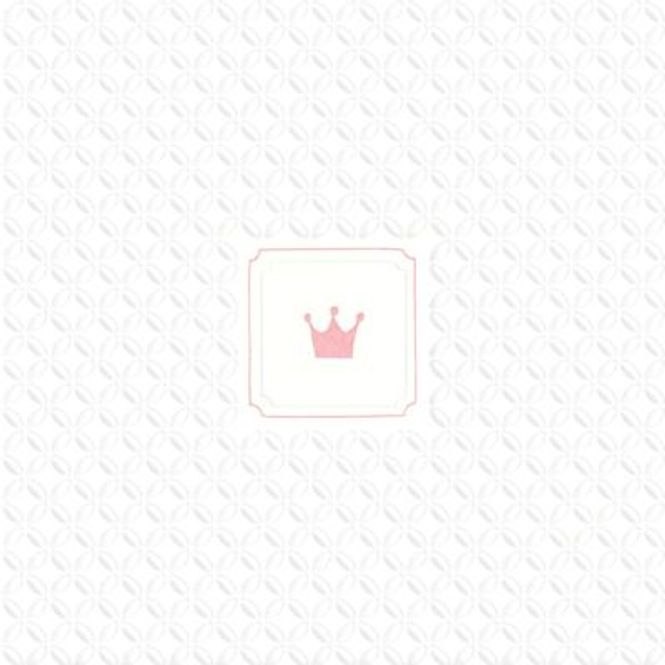 Hovedbilde Servietter Ihr Prinsessekrone Lunsj hvit/rosa