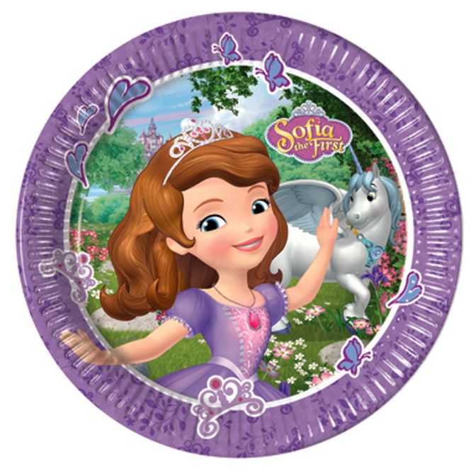 Hovedbilde Sofia Mystic Islands Papptallerken 8-pk