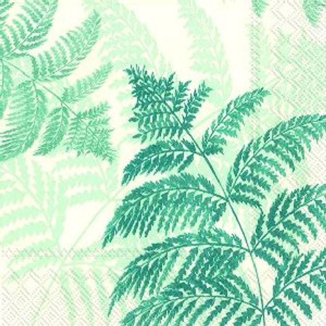 Hovedbilde Servietter Fern Blue/Green Lunch