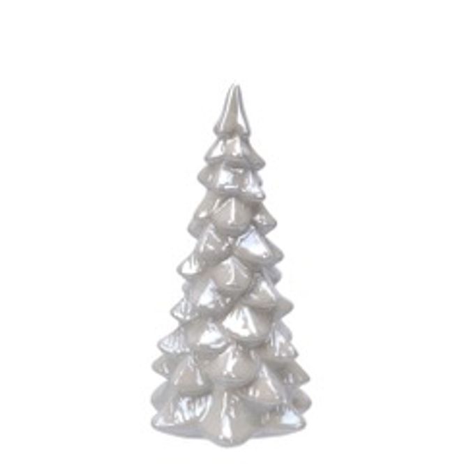 Hovedbilde Juletre Pearl Hvit 8,5x19cm stk