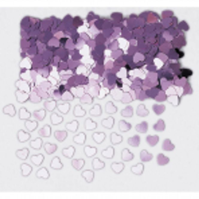 Hovedbilde Confetti Hjerter Lavendel 14g