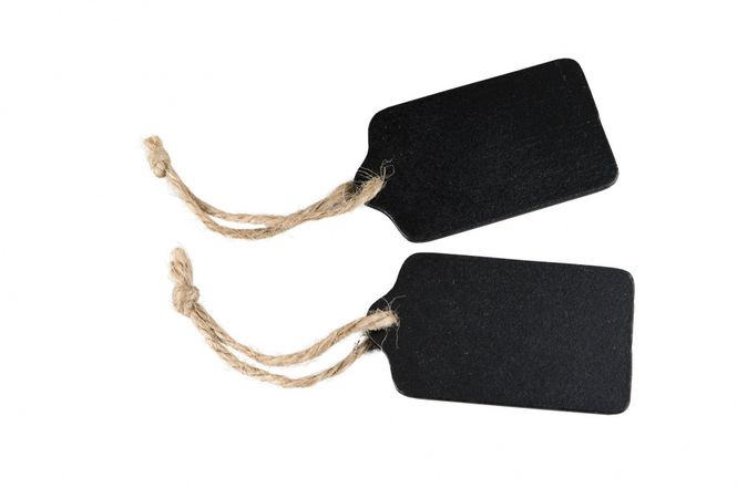 Hovedbilde Bordkort Tags Blackboard 6-pk