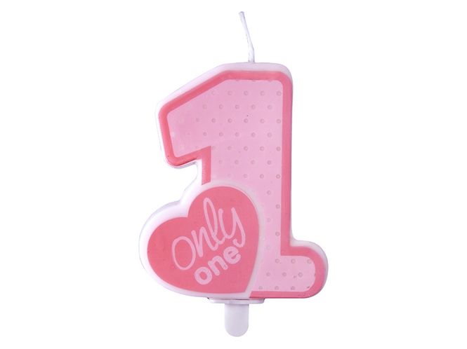 Hovedbilde Kakelys 1 år Rosa