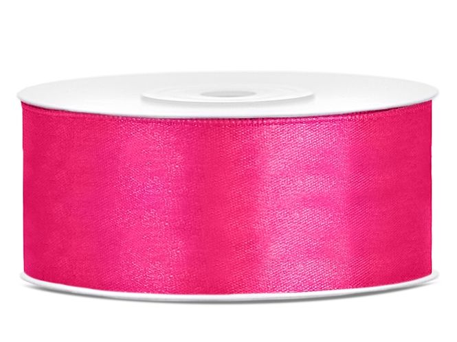 Hovedbilde Satengbånd Pink 2,5cm 25m