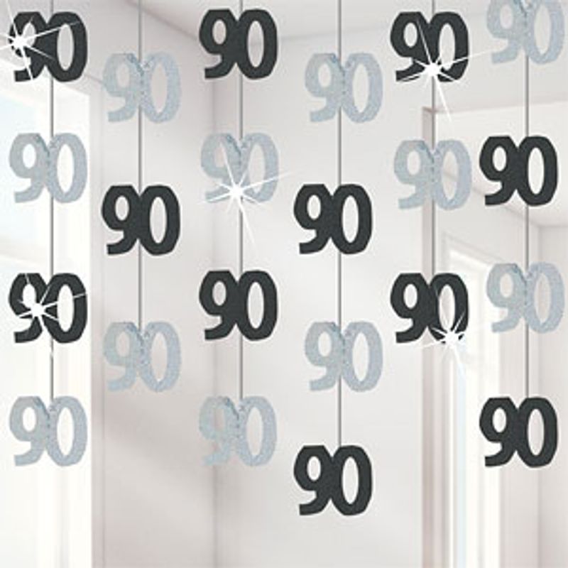 Strings 90 Sort/Sølv 6-pk