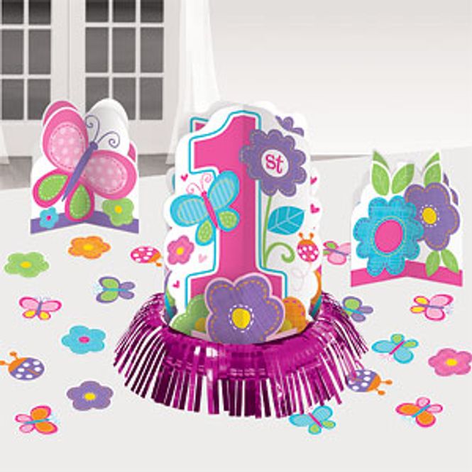 Hovedbilde Dekorasjon 1st Birthday Rosa