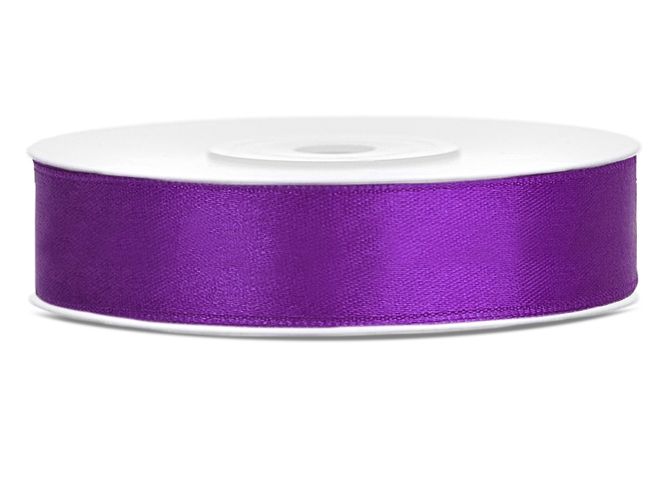 Hovedbilde Satengbånd Mørk Lilla 1,2cm 25m