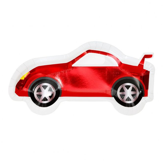 Hovedbilde Papptallerken Party Racer Car 8stk
