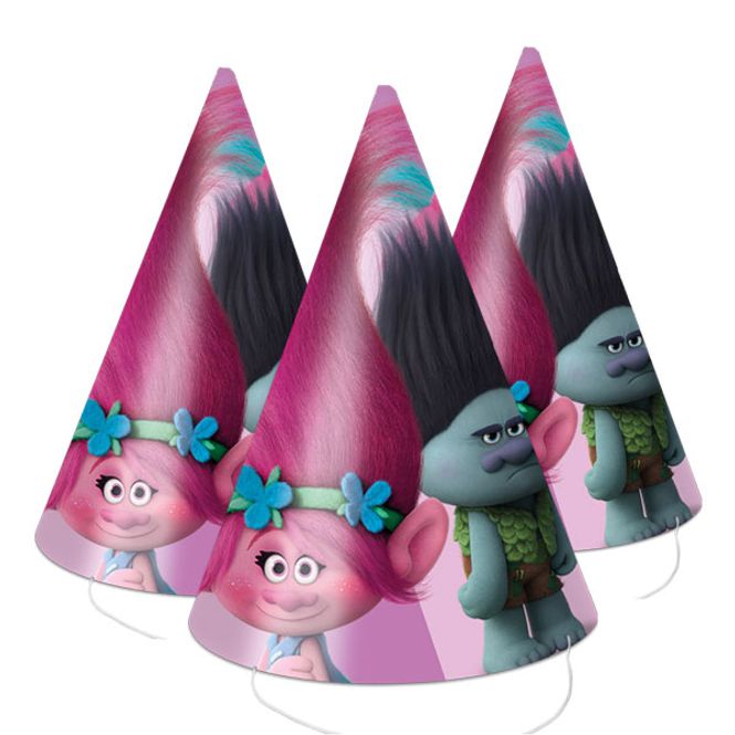 Hovedbilde Trolls Hatter 6-pk