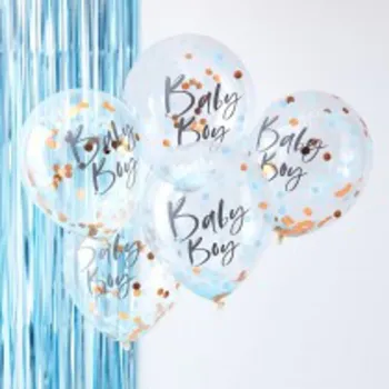 Hovedbilde babyshower Ballonger gutt