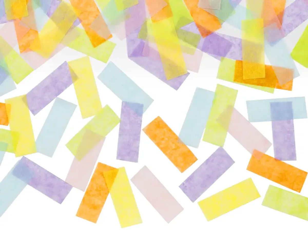 Confetti kanon pastel 