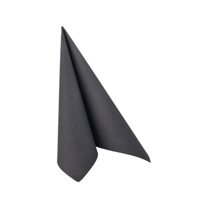 Hovedbilde Servietter Royal collection Lunsj sort 20-pk