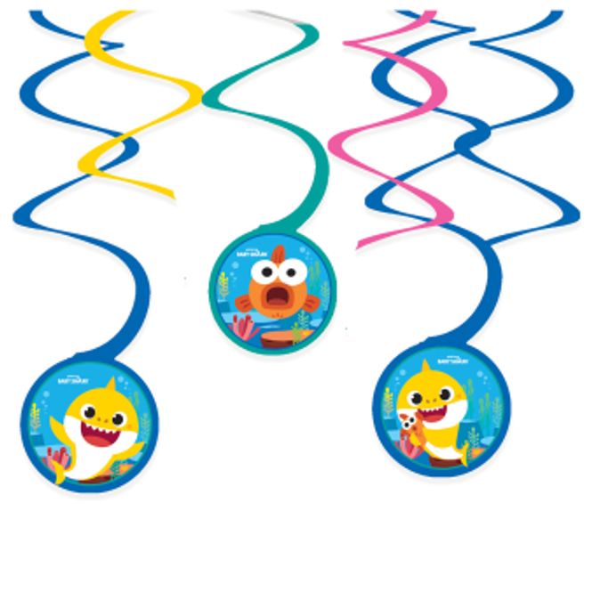 Hovedbilde Baby shark swirl dekor 6pk