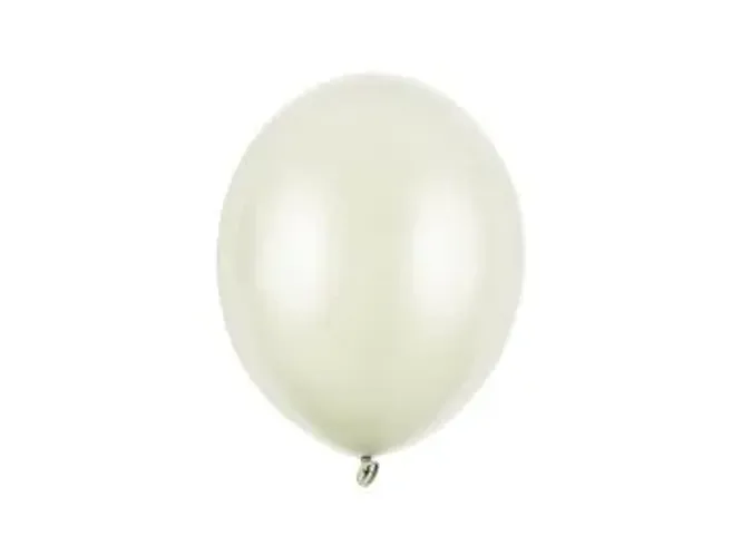 Hovedbilde Ballonger E Kremhvit 10-pk 30cm