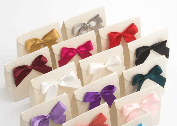 Hovedbilde Satengsløyfe selvklebende gammelrosa 12 pk